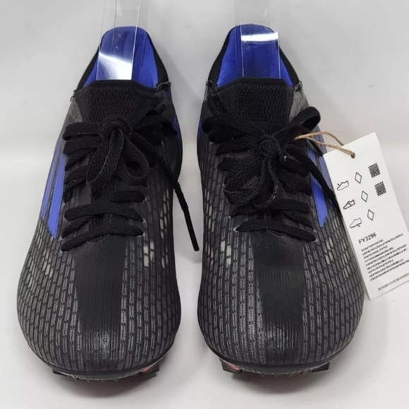 Adidas X SpeedFlow.3 FG Low Mens Soccer Cleats Black Blue FY3296 Size 5 New - Picture 7 of 12